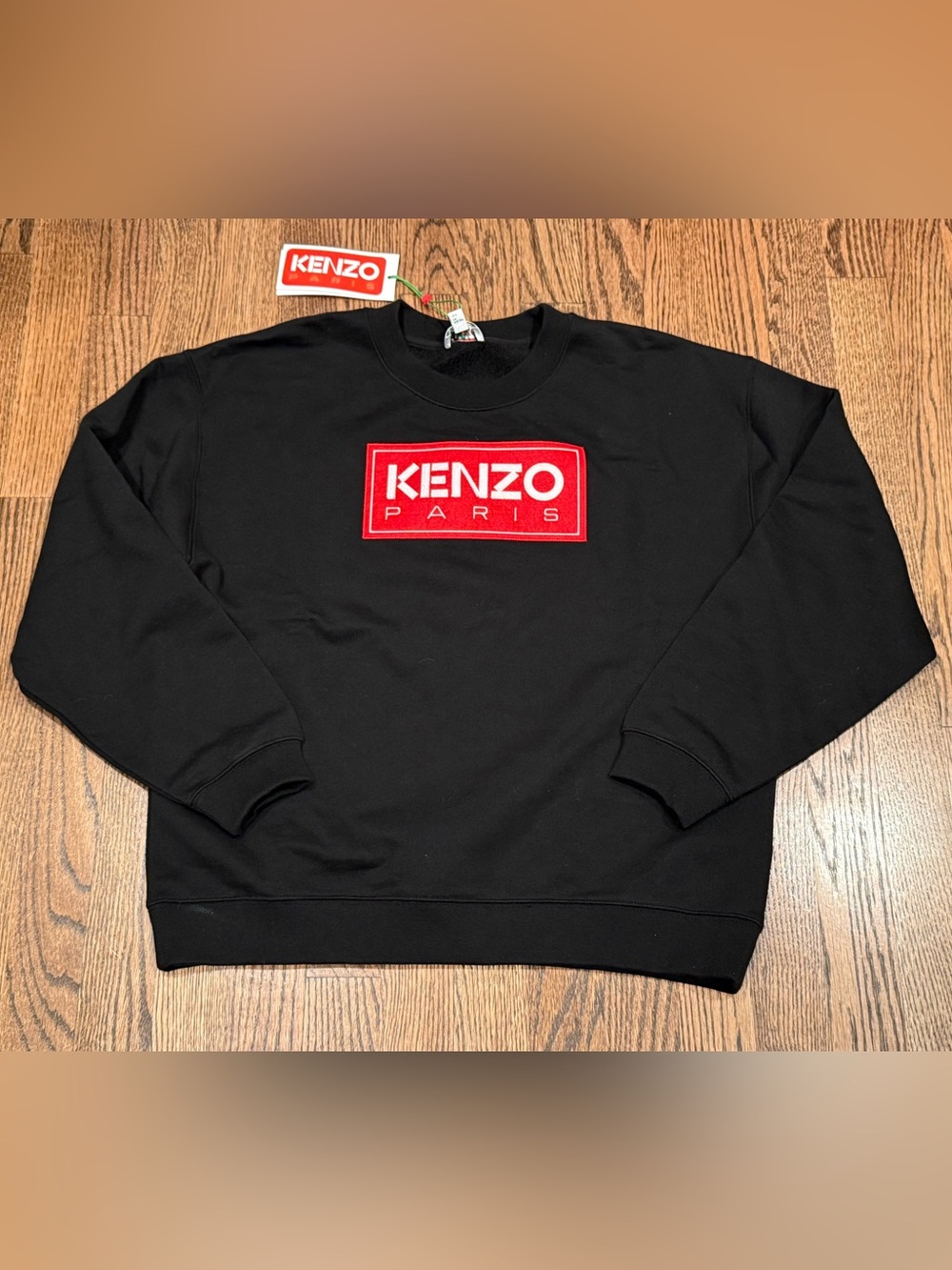 NEW Kenzo Women’s Small Black/Red Pullover Sweatshirt